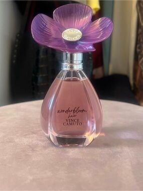 Vince Camuto Pink Floral-Top Decorative Bottle Accent
